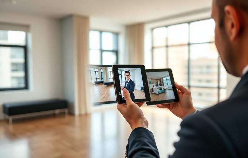 Agent immobilier : visites virtuelles en direct depuis le bien