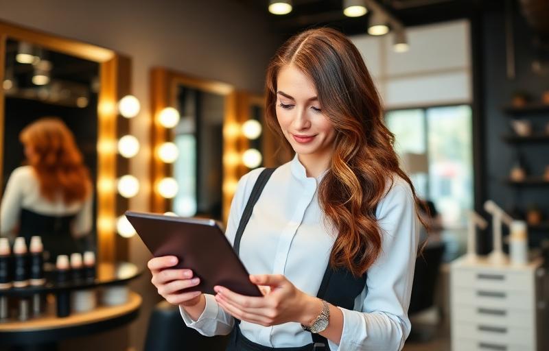 Salon de coiffure : internet pour la réservation en ligne et les réseaux sociaux