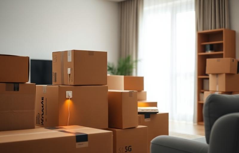 Déménagement : comment avoir internet immédiatement avec une box 5G