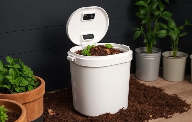 Compostage intelligent : suivez la température de votre compost connecté