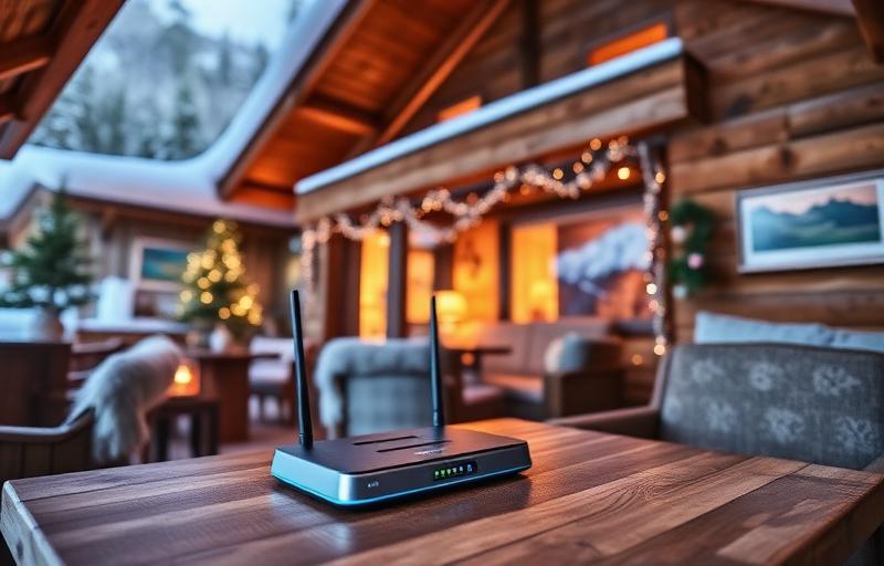 Ski et montagne : avoir du wifi dans ton chalet en station