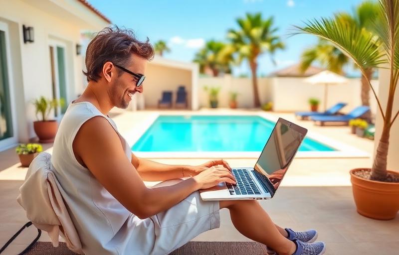 Télétravail d'été : bosser depuis ta location de vacances