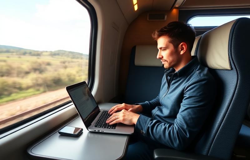 Internet dans le train : pourquoi votre box 5G est meilleure que le WiFi TGV